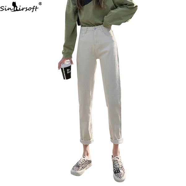 women's spring ummer new harlan loose student jeans woman fashion trend casual was thin feet high waist denim trousers women, Blue
women's spring ummer new harlan loose student jeans woman fashion trend casual was thin feet high waist denim trousers women, Blue