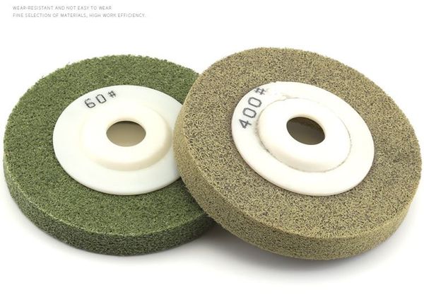 2pc 100x16mm fiber polishing wheel nylon buffing pads 60-1000 grit abrasive for metal marble glass mirror polishing
2pc 100x16mm fiber polishing wheel nylon buffing pads 60-1000 grit abrasive for metal marble glass mirror polishing
