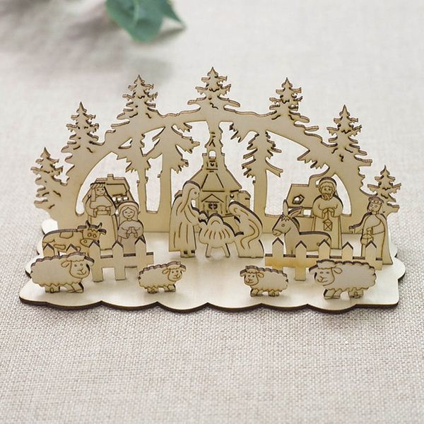 happy new year stitching snowman christmas decoration for home christmas ornaments wood church for table decorative
happy new year stitching snowman christmas decoration for home christmas ornaments wood church for table decorative