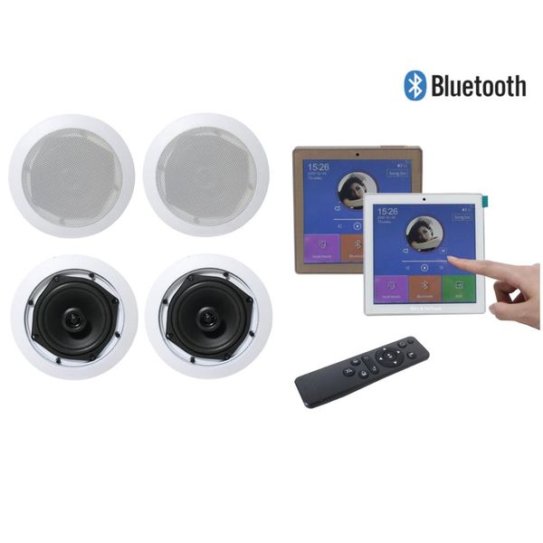home audio 4*25w mini touch screen wall with 4 pieces of 5'' ceiling speakers,support usb/sd/aux/fm radio/bluetooth
home audio 4*25w mini touch screen wall with 4 pieces of 5'' ceiling speakers,support usb/sd/aux/fm radio/bluetooth