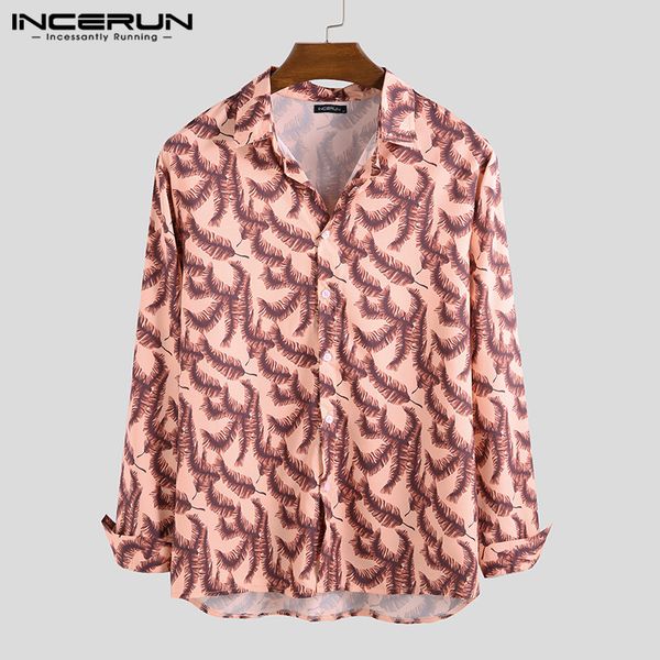 men hawaiian shirt print lapel neck long sleeve vacation 2019 button streetwear loose tropical casual shirts men incerun, White;black
men hawaiian shirt print lapel neck long sleeve vacation 2019 button streetwear loose tropical casual shirts men incerun, White;black