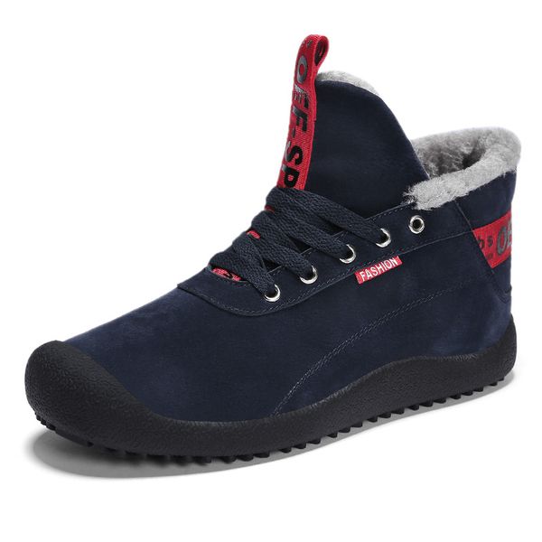 2019 new flat heel men boots plus cashmere shoes male round head solid color lace up fashion men's winter boots size 39-48, Black
2019 new flat heel men boots plus cashmere shoes male round head solid color lace up fashion men's winter boots size 39-48, Black
