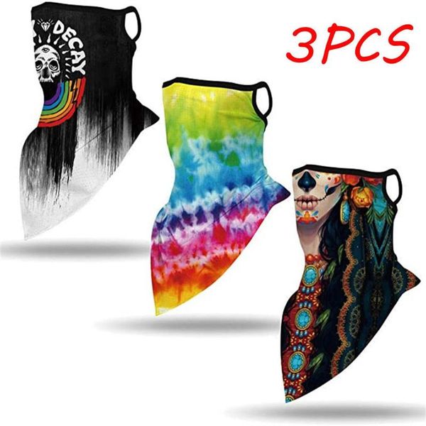 3pcs multi-function ear hanging magic scarf sun protection half face mask breathable balaclava cycling bandana outdoor headwear, Black
3pcs multi-function ear hanging magic scarf sun protection half face mask breathable balaclava cycling bandana outdoor headwear, Black