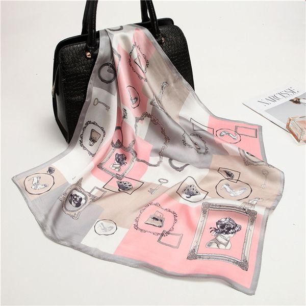 new arrival floral square neckerchief scarf 55*55cm women 100% silk kerchief wraps geometric square neck ladies scarves, White
new arrival floral square neckerchief scarf 55*55cm women 100% silk kerchief wraps geometric square neck ladies scarves, White
