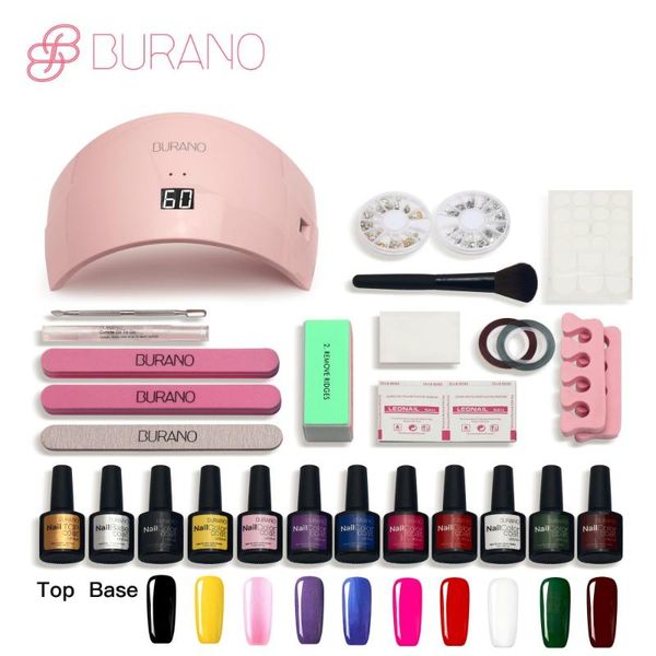 burano 10 color uv gel polish 36w\24w uv led lamp manicure gel nail art diy nail tools sets kits kit 10colors new76
burano 10 color uv gel polish 36w\24w uv led lamp manicure gel nail art diy nail tools sets kits kit 10colors new76