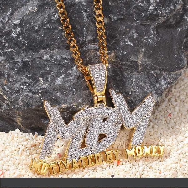 custom letter motivated by money pendant with cuba chain gold silver color bling cubic zircon men's hip hop necklace jewelry for gift
custom letter motivated by money pendant with cuba chain gold silver color bling cubic zircon men's hip hop necklace jewelry for gift