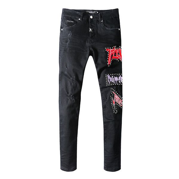 2019 new luxury branddesignerbalmain men denim jeans fashion holes trousers pants biker jeans rock revival jeans h1, Blue
2019 new luxury branddesignerbalmain men denim jeans fashion holes trousers pants biker jeans rock revival jeans h1, Blue