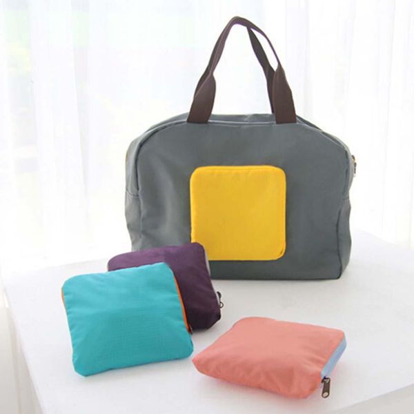folding packable travel bag color block portable large capacity travel tote shoulder storage bag waterproof versatile organizer
folding packable travel bag color block portable large capacity travel tote shoulder storage bag waterproof versatile organizer