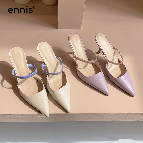 ennis new high heel mules shoes women pumps genuine leather pointed toe mule slippers summer ladies purple shoes big size p0011, Black
ennis new high heel mules shoes women pumps genuine leather pointed toe mule slippers summer ladies purple shoes big size p0011, Black
