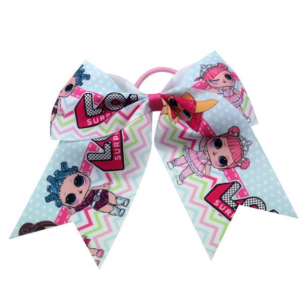 New 7 Inch print princess Hair Bows girls cheer bows Elastic Hair Bands Polyester ribbon Kids Girls Hair Accessories gift
New 7 Inch print princess Hair Bows girls cheer bows Elastic Hair Bands Polyester ribbon Kids Girls Hair Accessories gift