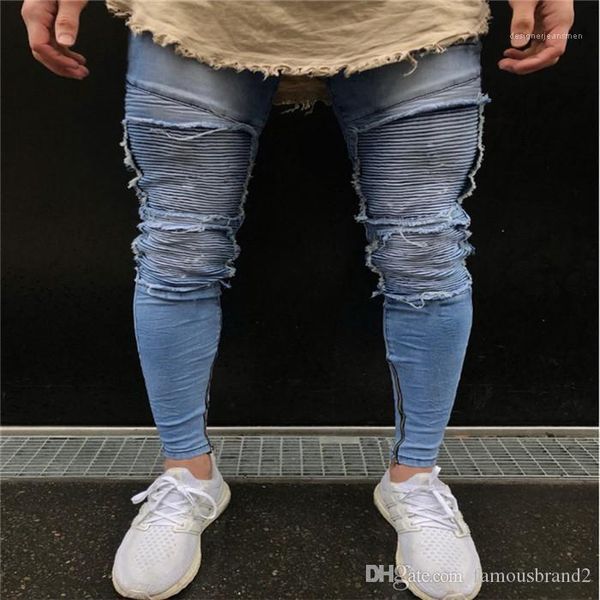 homme clothing stragiht обычная кнопка повседневная одежда мужская мода дизайнерские джинсы мотоцикл колено отверстие молния джинсовая ткань, Blue
homme clothing stragiht обычная кнопка повседневная одежда мужская мода дизайнерские джинсы мотоцикл колено отверстие молния джинсовая ткань, Blue