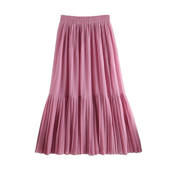 skirts pleated skirt for women candy color chiffon clothes mujer faldas fashion long high waist casual solid beading w215, Black
skirts pleated skirt for women candy color chiffon clothes mujer faldas fashion long high waist casual solid beading w215, Black
