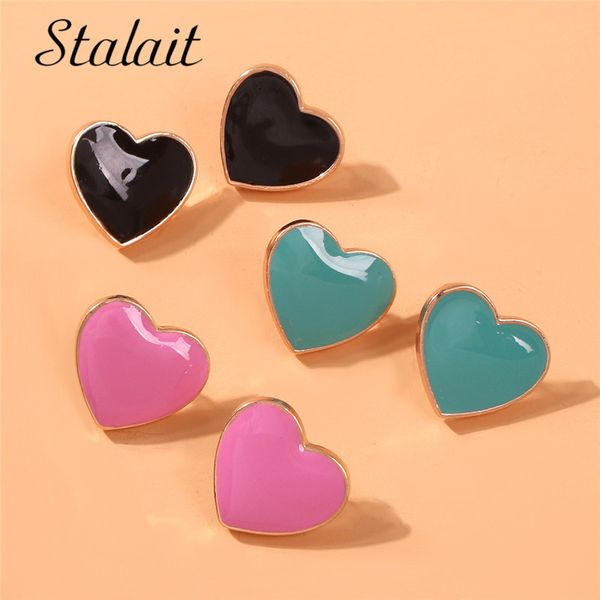 cute heart shape point oil stud earrings creative gold color alloy stud earrings for women gift jewelry, Golden;silver
cute heart shape point oil stud earrings creative gold color alloy stud earrings for women gift jewelry, Golden;silver