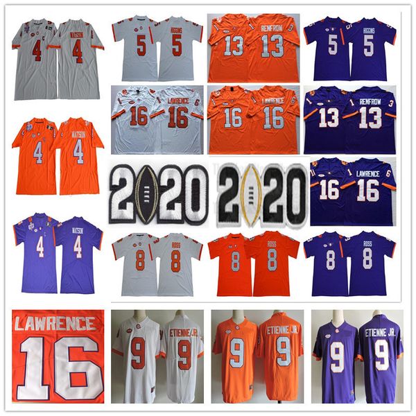 2020 clemson tigers 16 trevor lawrence 8 justyn ross travis etienne jr. 4 deshaun watson hunter renfrow 5 tee higgins watkins ncaa jerseys, Black;red
2020 clemson tigers 16 trevor lawrence 8 justyn ross travis etienne jr. 4 deshaun watson hunter renfrow 5 tee higgins watkins ncaa jerseys, Black;red