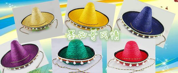 59-60cm hawaiian hat men's cos performance wear feelings mexican straw cap grass weaving mexican performance hat b-5135c, Blue;gray
59-60cm hawaiian hat men's cos performance wear feelings mexican straw cap grass weaving mexican performance hat b-5135c, Blue;gray
