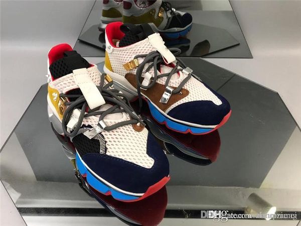 christians loubo designers red neoprene runner red soled shoes sneakers new sneaker with original box, Blue;gray
christians loubo designers red neoprene runner red soled shoes sneakers new sneaker with original box, Blue;gray