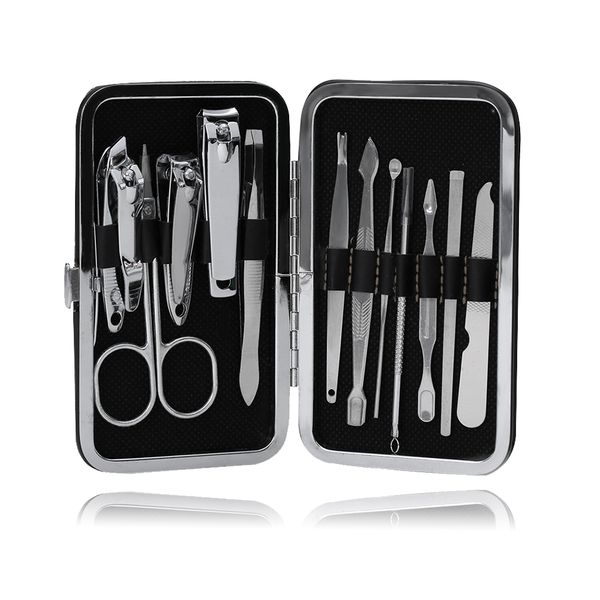 12 pcs/set nail art manicure tools set nails clipper scissors tweezer knife manicure sets with case for nail accessory
12 pcs/set nail art manicure tools set nails clipper scissors tweezer knife manicure sets with case for nail accessory