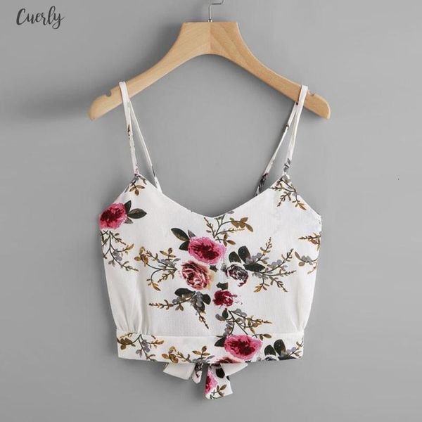 t shirt self tie back v neck print crop cami camisole t shirt summer for women ma7, White
t shirt self tie back v neck print crop cami camisole t shirt summer for women ma7, White