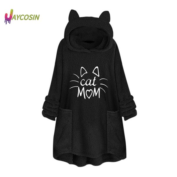 jaycosin hoodie sweatshirt womens fleece embroidery cat ear cat mom printed blouse warm oversized pockets jackets hoody coat, Black
jaycosin hoodie sweatshirt womens fleece embroidery cat ear cat mom printed blouse warm oversized pockets jackets hoody coat, Black