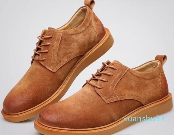 new spring men's leather shoes handmade casual shoes leather popular tide from factory four colors, Black
new spring men's leather shoes handmade casual shoes leather popular tide from factory four colors, Black
