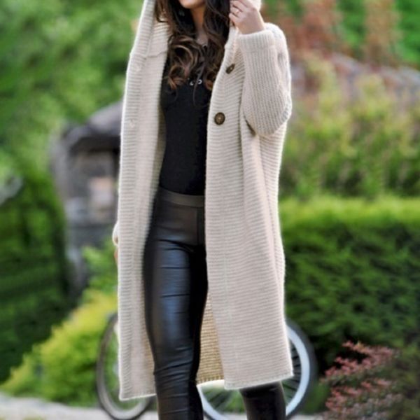 long hooded knitted sweater us abrigos mujer invierno 2019 cardigan sweater warm tricot jumper casaco feminino casual women coat, White
long hooded knitted sweater us abrigos mujer invierno 2019 cardigan sweater warm tricot jumper casaco feminino casual women coat, White