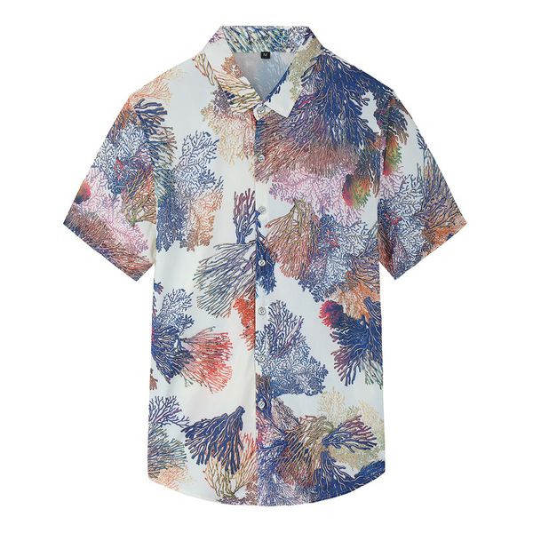 2019 summer men's new hawaiian shirt fashion casual short-sleeved shirt flower brand clothes plus size 5xl 6xl 7xl, White;black
2019 summer men's new hawaiian shirt fashion casual short-sleeved shirt flower brand clothes plus size 5xl 6xl 7xl, White;black