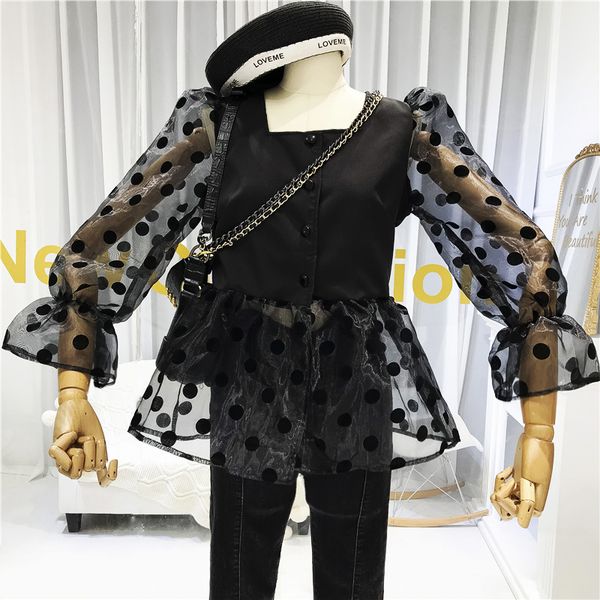 2019 spring summer ladies polka dot long sleeve chiffon shirts elegant bow tie women shirt casual blouses vintage blusas, White
2019 spring summer ladies polka dot long sleeve chiffon shirts elegant bow tie women shirt casual blouses vintage blusas, White