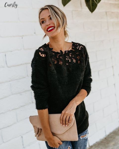 black women knitted sweater pullover hollow out casual knitwear jumper blouse long sleeve long sleeve shirt, White
black women knitted sweater pullover hollow out casual knitwear jumper blouse long sleeve long sleeve shirt, White