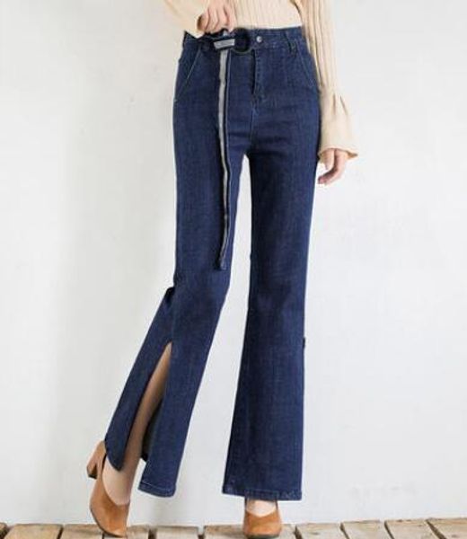 flare pants for women plus size new fashion spring autumn casual jeans denim blue cotton blend high waist capris female tyn0906
flare pants for women plus size new fashion spring autumn casual jeans denim blue cotton blend high waist capris female tyn0906