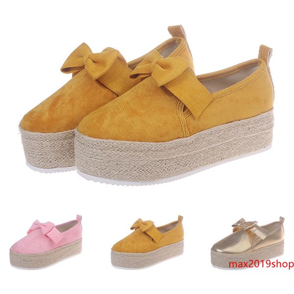 2019 new whole sale womens shoes ladies single shoes set foot pink yellow casual platform shoes outdoor designers size 37-42 ing
2019 new whole sale womens shoes ladies single shoes set foot pink yellow casual platform shoes outdoor designers size 37-42 ing