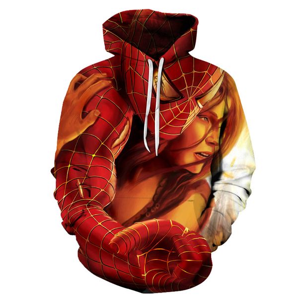 spider man 3 d men and women pullover hoodie masked fashion coat 3 xl coat quality new women's clothes, Black
spider man 3 d men and women pullover hoodie masked fashion coat 3 xl coat quality new women's clothes, Black