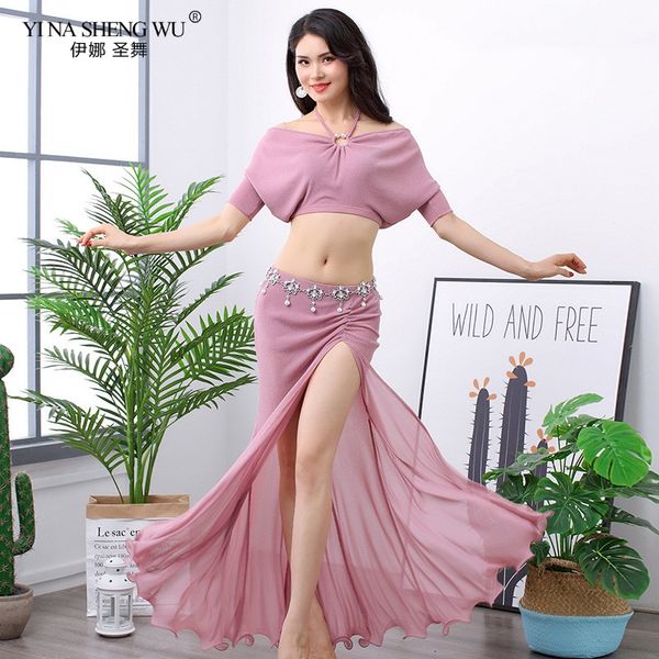 stage wear 2pcs set belly dance skirt women practice costumes professional oriental clothing folk performance outfit, Black;red
stage wear 2pcs set belly dance skirt women practice costumes professional oriental clothing folk performance outfit, Black;red