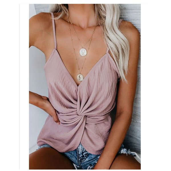 women summer strappy vest sleeveless casual loose tank fashion holiday solid unique design casual camisole sun-top, White
women summer strappy vest sleeveless casual loose tank fashion holiday solid unique design casual camisole sun-top, White