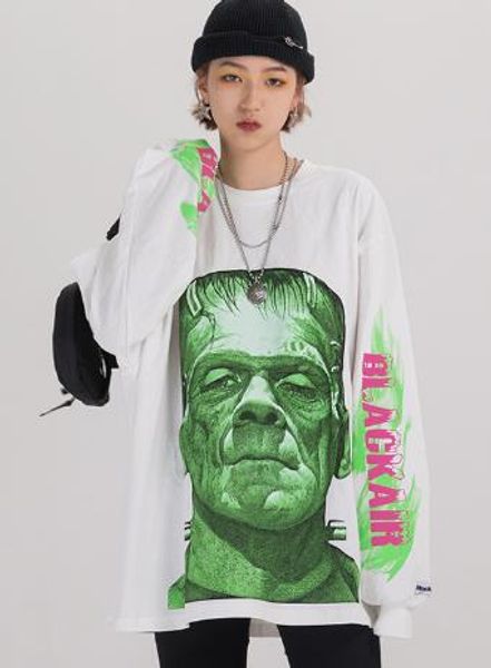 offboy new men women designer t shirt original tees green character head print printing leisure long sleeve t-shirt, White;black
offboy new men women designer t shirt original tees green character head print printing leisure long sleeve t-shirt, White;black