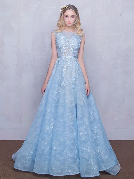 popular sky blue lace long evening dress 2019 new bateau neck beading appliques a-line special occasion prom party gowns robe de soriee, Black;red
popular sky blue lace long evening dress 2019 new bateau neck beading appliques a-line special occasion prom party gowns robe de soriee, Black;red