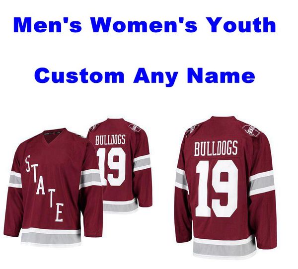 ncaa mississippi state bulldogs jerseys men's women's youth kids maroon college ice hockey jerseys custom any name number stitched, Black
ncaa mississippi state bulldogs jerseys men's women's youth kids maroon college ice hockey jerseys custom any name number stitched, Black