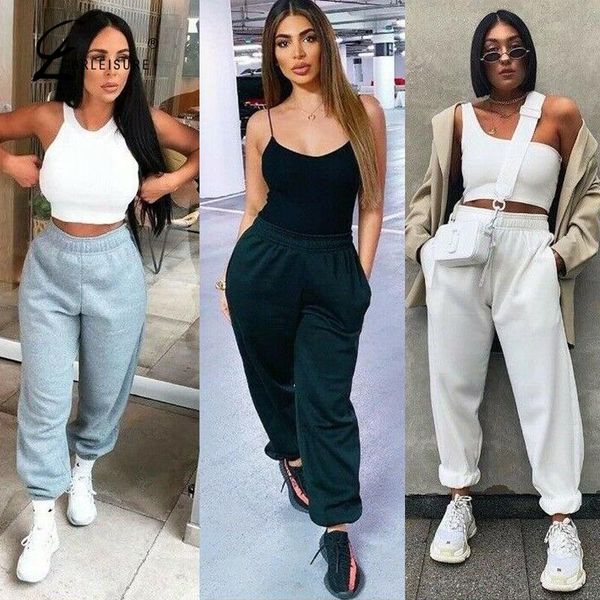 women casual jogger solid sweatpants women high waist pockets trousers pantalon femme, Black;white
women casual jogger solid sweatpants women high waist pockets trousers pantalon femme, Black;white