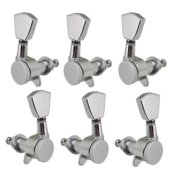 6pcs 3l & 3r electric guitar tuners machine heads tuning pegs (silver 
6pcs 3l & 3r electric guitar tuners machine heads tuning pegs (silver