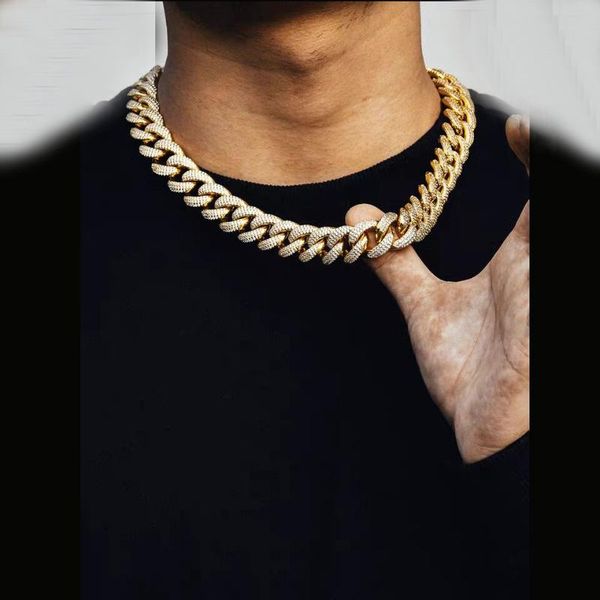 15mm width 18" 20" big heavy cuban chain 3 row 5a cz hip hop iced out bling rock punk men cuban necklace, Golden;silver
15mm width 18" 20" big heavy cuban chain 3 row 5a cz hip hop iced out bling rock punk men cuban necklace, Golden;silver