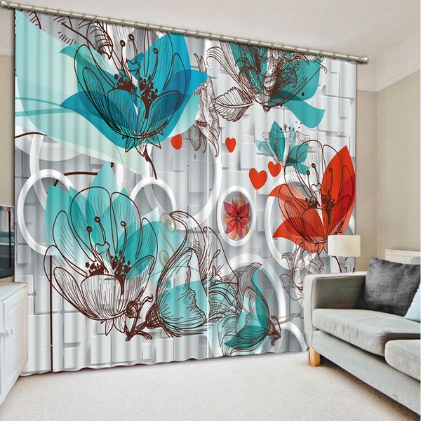bedroom luxury blackout 3d window curtain for living room drapes cortinas customized size3d flowers
bedroom luxury blackout 3d window curtain for living room drapes cortinas customized size3d flowers
