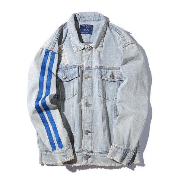 kimsere mens hi street ripped vintage jean jackets fashion streetwear hip hop denim jacket outerwear washed blue with holes, Black;brown
kimsere mens hi street ripped vintage jean jackets fashion streetwear hip hop denim jacket outerwear washed blue with holes, Black;brown