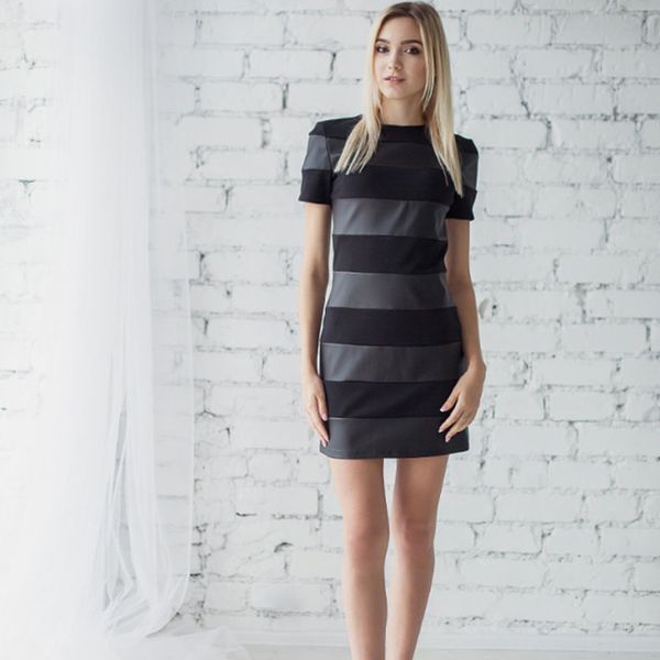 women black patchwork sheath dress ladies long sleeve o neck elegant mini dress 2019 female fashion club mini, Black;gray
women black patchwork sheath dress ladies long sleeve o neck elegant mini dress 2019 female fashion club mini, Black;gray