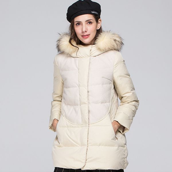 women winter new thick warm casual down jacket fashion real large fur collar hooded parka loose slim long sleeve outerwear z384, Black
women winter new thick warm casual down jacket fashion real large fur collar hooded parka loose slim long sleeve outerwear z384, Black