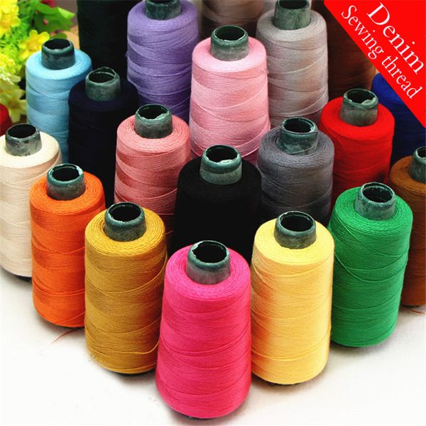 denim sewing thread roll, thick jeans thread for sewing, 100% polyester high strength sofa sewing supplies.one roll =1400yards, Black;white
denim sewing thread roll, thick jeans thread for sewing, 100% polyester high strength sofa sewing supplies.one roll =1400yards, Black;white