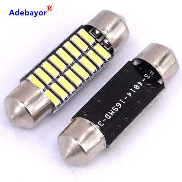 1000pcs wholesale c5w led 4014 16 smd 16 leds interior lights 36mm festoon dome lamps reading light mix size
1000pcs wholesale c5w led 4014 16 smd 16 leds interior lights 36mm festoon dome lamps reading light mix size