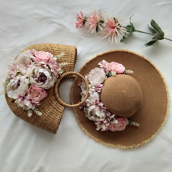 women fashion hand-made flower straw beach bag blue rose bohemia style vacation pgraph weave rattan handle tote handbag
women fashion hand-made flower straw beach bag blue rose bohemia style vacation pgraph weave rattan handle tote handbag