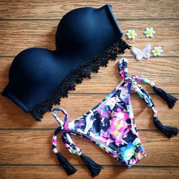 2020 new floral print bikini swimsuit women push up bikini set bandeau swimwear bathing suit brazilian biquini female
2020 new floral print bikini swimsuit women push up bikini set bandeau swimwear bathing suit brazilian biquini female