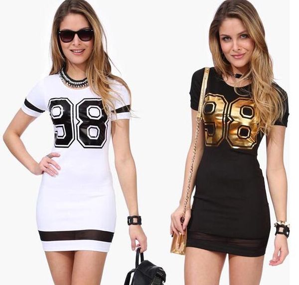 fashion sports dress 98 printed o-neck baseball casual vestidos short sleeve outdoor plus size ouc621, Black;gray
fashion sports dress 98 printed o-neck baseball casual vestidos short sleeve outdoor plus size ouc621, Black;gray