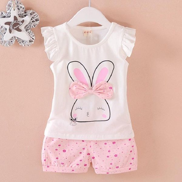 baby girls clothing sets new summer newborn girl clothes pink bow tie rabbit tshirt + floral shorts children set, White
baby girls clothing sets new summer newborn girl clothes pink bow tie rabbit tshirt + floral shorts children set, White