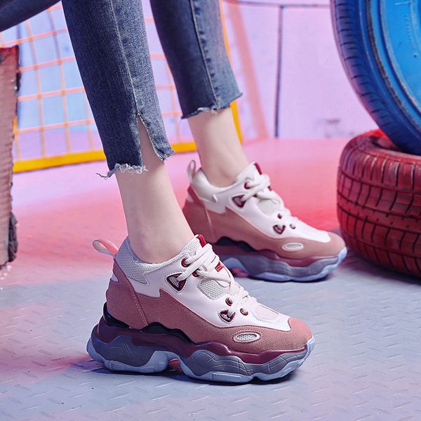 woman casual shoes breathable chunky sneakers 9cm hight increase platform sneakers casual elevator shoes flats ladies trainers, Black
woman casual shoes breathable chunky sneakers 9cm hight increase platform sneakers casual elevator shoes flats ladies trainers, Black